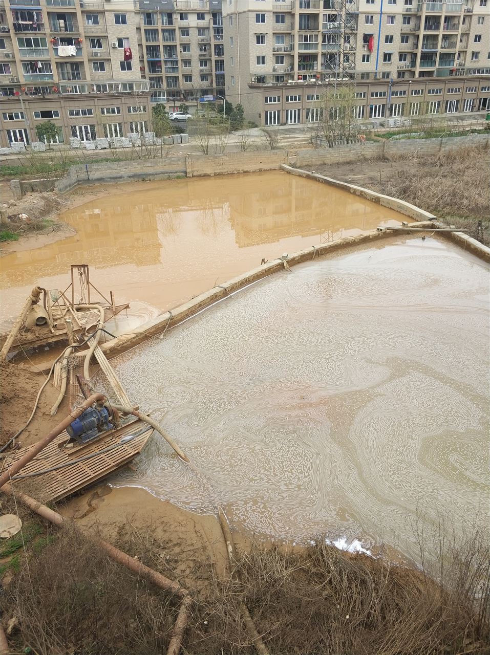 木兰沉淀池淤泥清理-厂区废水池淤泥清淤